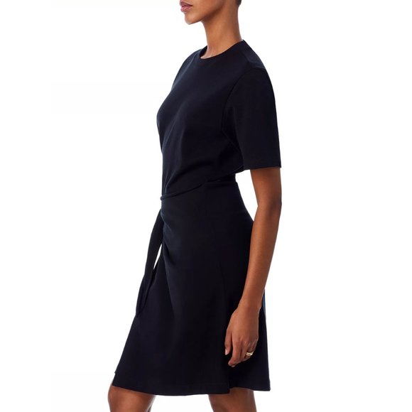 VINCE SIDE TIE CREW NECK T-SHIRT DRESS - Picture 7 of 16